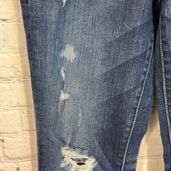 American Eagle Women’s Blue Skinny Jeans size 14 Stretch - Picture 3 of 11